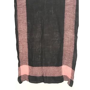 Black and pink shawl/scarf